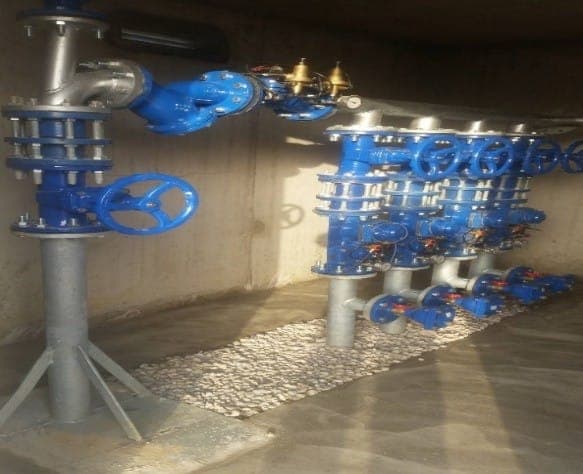 Équipements hydromécaniques du réseau d’adduction du périmètre de Dar Khrofa