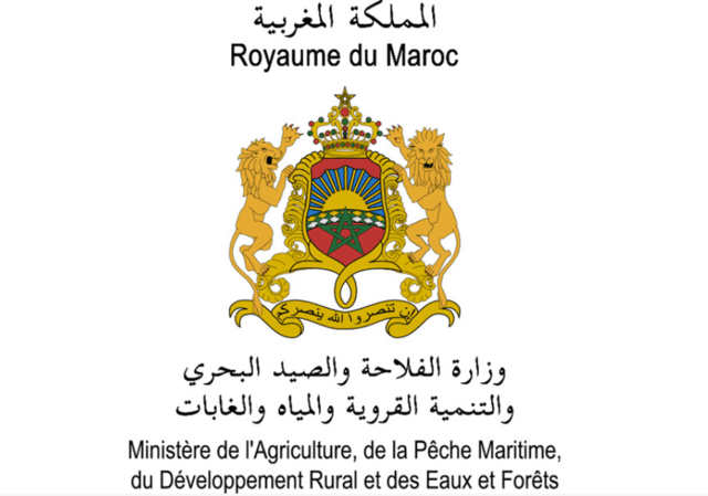 Royaume du Maroc — Ministère de l'Agriculture, de la Pêche Maritime, du Développement Rural et des Eaux et Forêts